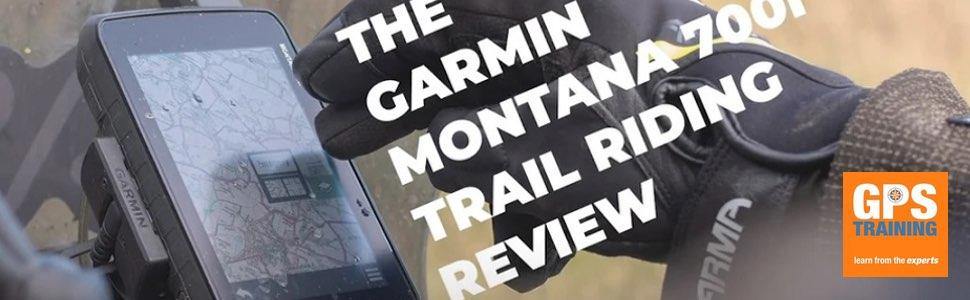 The Garmin Montana 700 review for trail riding, dualsport and adventure motorcycling