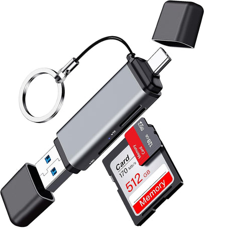 USB-A - USB-C - Micro / SD Memory Card Adapter