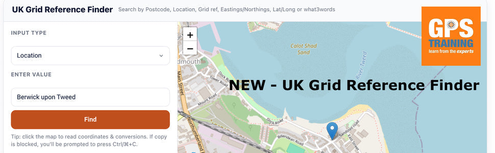 UK Grid Reference Finder – Instant OS Grid & Location Tool – GPS Training