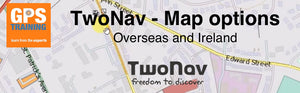 TwoNav - Map options - Overseas and Ireland