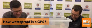 How waterproof is an outdoor GPS unit?