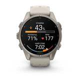 Built for serious athletes and adventurers, this premium multisport GPS smartwatch thrives on turning effort into achievement. Styled for smaller wrists, it features enhanced stamina and endurance tracking plus smoother, more intuitive routable maps.