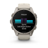Built for serious athletes and adventurers, this premium multisport GPS smartwatch thrives on turning effort into achievement. Styled for smaller wrists, it features enhanced stamina and endurance tracking plus smoother, more intuitive routable maps.