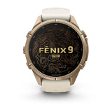 Garmin fēnix 9 Pro inReach - 43 mm Styled for smaller wrists, LED flashlight, & inReach LTE and satellite connectivity to keep you in touch on or off the grid.