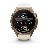 Garmin fēnix 9 Pro inReach - 43 mm Styled for smaller wrists, LED flashlight, & inReach LTE and satellite connectivity to keep you in touch on or off the grid.
