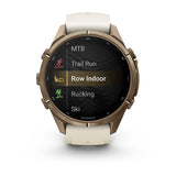 Garmin fēnix 9 Pro inReach - 43 mm Styled for smaller wrists, LED flashlight, & inReach LTE and satellite connectivity to keep you in touch on or off the grid.