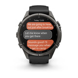 Garmin fēnix 9 Pro inReach - 43 mm Styled for smaller wrists, LED flashlight, & inReach LTE and satellite connectivity to keep you in touch on or off the grid.