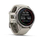 Garmin fēnix 9 Pro inReach - 43 mm Styled for smaller wrists, LED flashlight, & inReach LTE and satellite connectivity to keep you in touch on or off the grid.