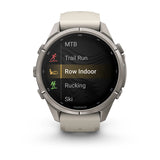 Garmin fēnix 9 Pro inReach - 43 mm Styled for smaller wrists, LED flashlight, & inReach LTE and satellite connectivity to keep you in touch on or off the grid.