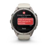 Garmin fēnix 9 Pro inReach - 43 mm Styled for smaller wrists, LED flashlight, & inReach LTE and satellite connectivity to keep you in touch on or off the grid.