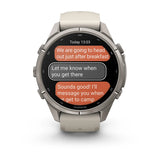 Garmin fēnix 9 Pro inReach - 43 mm Styled for smaller wrists, LED flashlight, & inReach LTE and satellite connectivity to keep you in touch on or off the grid.