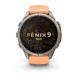 Garmin fēnix 9 Pro inReach - 43 mm Styled for smaller wrists, LED flashlight, & inReach LTE and satellite connectivity to keep you in touch on or off the grid.