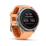 Garmin fēnix 9 Pro inReach - 43 mm Styled for smaller wrists, LED flashlight, & inReach LTE and satellite connectivity to keep you in touch on or off the grid.