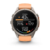 Garmin fēnix 9 Pro inReach - 43 mm Styled for smaller wrists, LED flashlight, & inReach LTE and satellite connectivity to keep you in touch on or off the grid.