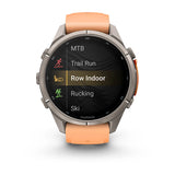 Garmin fēnix 9 Pro inReach - 43 mm Styled for smaller wrists, LED flashlight, & inReach LTE and satellite connectivity to keep you in touch on or off the grid.