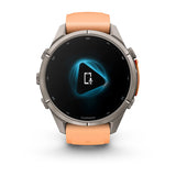 Garmin fēnix 9 Pro inReach - 43 mm Styled for smaller wrists, LED flashlight, & inReach LTE and satellite connectivity to keep you in touch on or off the grid.