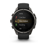 Garmin Fenix 9 Pro inReach - has a durable titanium case, bright AMOLED display + inReach LTE off-grid satellite connectivity