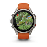 Garmin Fenix 9 Pro inReach - has a durable titanium case, bright AMOLED display + inReach LTE off-grid satellite connectivity