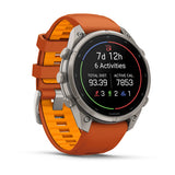 Garmin Fenix 9 Pro inReach - has a durable titanium case, bright AMOLED display + inReach LTE off-grid satellite connectivity