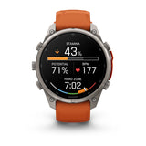 Garmin Fenix 9 Pro inReach - has a durable titanium case, bright AMOLED display + inReach LTE off-grid satellite connectivity