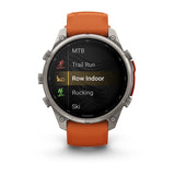 Garmin Fenix 9 Pro inReach - has a durable titanium case, bright AMOLED display + inReach LTE off-grid satellite connectivity