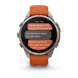 Garmin Fenix 9 Pro inReach - has a durable titanium case, bright AMOLED display + inReach LTE off-grid satellite connectivity