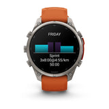 Garmin Fenix 9 Pro inReach - has a durable titanium case, bright AMOLED display + inReach LTE off-grid satellite connectivity