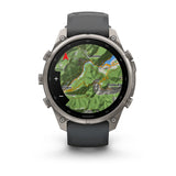Garmin Fenix 9 Pro inReach - has a durable titanium case, bright AMOLED display + inReach LTE off-grid satellite connectivity