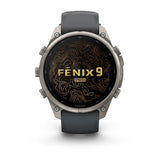 Garmin Fenix 9 Pro inReach - has a durable titanium case, bright AMOLED display + inReach LTE off-grid satellite connectivity