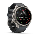 Garmin Fenix 9 Pro inReach - has a durable titanium case, bright AMOLED display + inReach LTE off-grid satellite connectivity