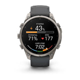 Garmin Fenix 9 Pro inReach - has a durable titanium case, bright AMOLED display + inReach LTE off-grid satellite connectivity