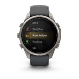 Garmin Fenix 9 Pro inReach - has a durable titanium case, bright AMOLED display + inReach LTE off-grid satellite connectivity