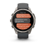 Garmin Fenix 9 Pro inReach - has a durable titanium case, bright AMOLED display + inReach LTE off-grid satellite connectivity