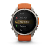 Garmin Fenix 9 Pro inReach - has a durable titanium case, bright AMOLED display that’s the largest of any fēnix + inReach LTE off-grid satellite connectivity