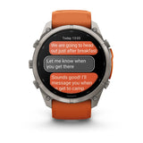 Garmin Fenix 9 Pro inReach - has a durable titanium case, bright AMOLED display that’s the largest of any fēnix + inReach LTE off-grid satellite connectivity