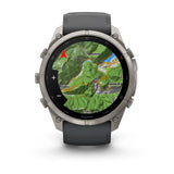 Garmin Fenix 9 Pro inReach - has a durable titanium case, bright AMOLED display that’s the largest of any fēnix + inReach LTE off-grid satellite connectivity