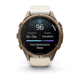 Garmin Fenix 9 Pro 43mm GPS smartwatch styled for smaller wrists, it features enhanced stamina & endurance tracking + smoother, more intuitive routable maps.