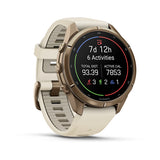 Garmin Fenix 9 Pro 43mm GPS smartwatch styled for smaller wrists, it features enhanced stamina & endurance tracking + smoother, more intuitive routable maps.