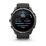 Garmin Fenix 9 Pro 51m GPS watch Built for serious athletes and adventurers, with a durable titanium case and a bright AMOLED display.