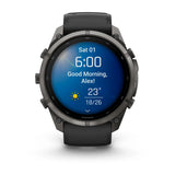 Garmin Fenix 9 Pro 51m GPS watch Built for serious athletes and adventurers, with a durable titanium case and a bright AMOLED display.