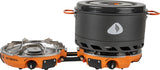 The award-winning Genesis Basecamp System is the ultimate all-in-one backcountry cooking system, stowing neatly into itself and fitting snugly among your gear.
