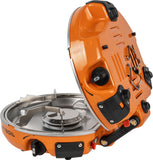 The award-winning Genesis Basecamp System is the ultimate all-in-one backcountry cooking system, stowing neatly into itself and fitting snugly among your gear.
