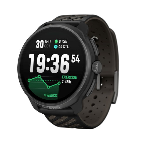 Suunto Race 2 Titanium, the ultimate performance watch for racing and training, sleeker & lighter deisgn, AMOLED screen & Mind-blowing battery life