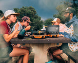 The award-winning Genesis Basecamp System is the ultimate all-in-one backcountry cooking system, stowing neatly into itself and fitting snugly among your gear.