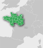 TOPO France v7 PRO, North-West microSD™/SD™ card