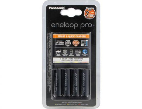 Panasonic Eneloop Pro Charger + 4 x Pro AA Batteries